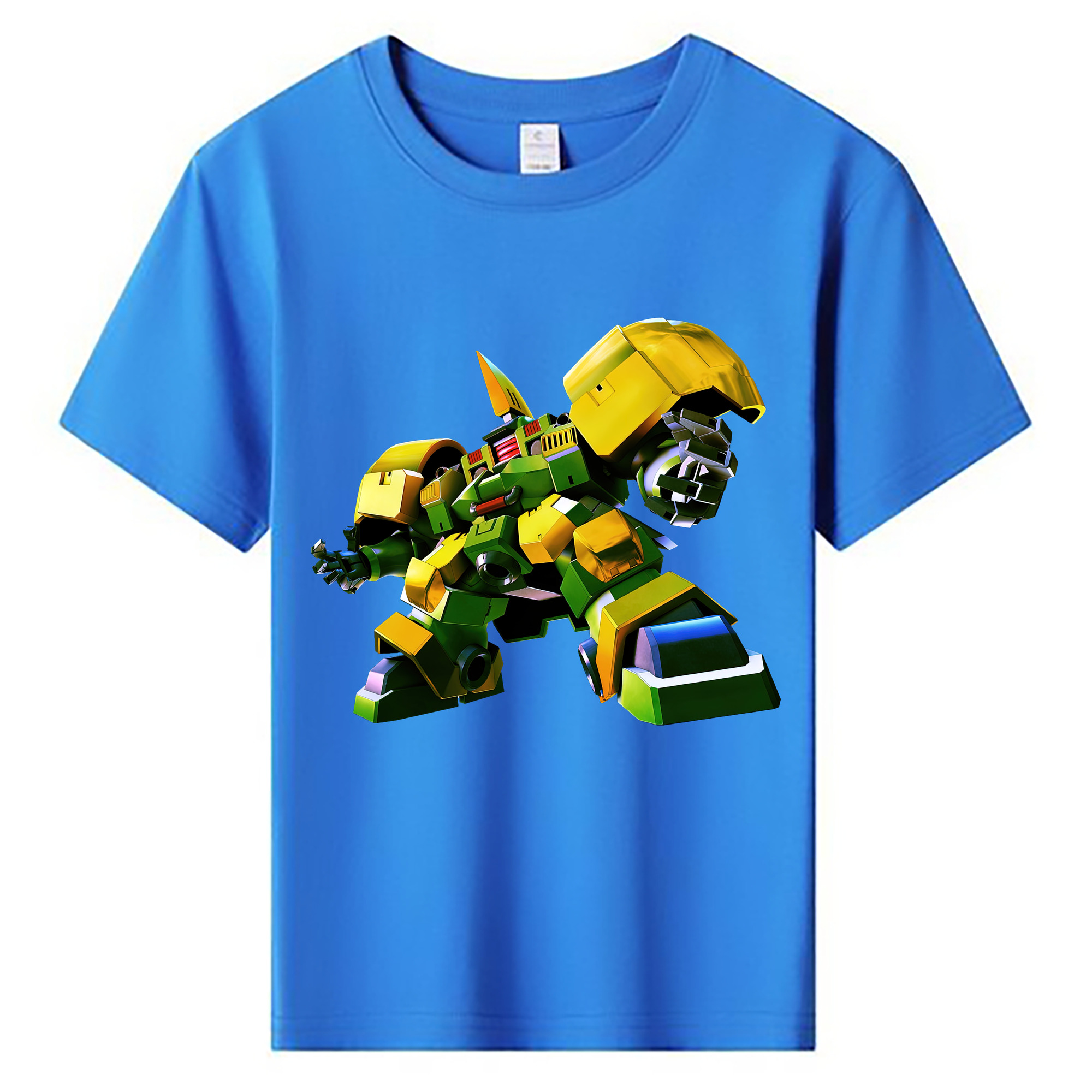 （画像用） 機動戦士ガンダム Mobile Suit Gundam 綿100％キッズTシャツ（フロントプリント）